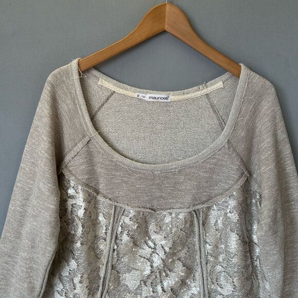 5 for $40 Maurices Top Blouse Shirt Size 14 Lace - Picture 3 of 5